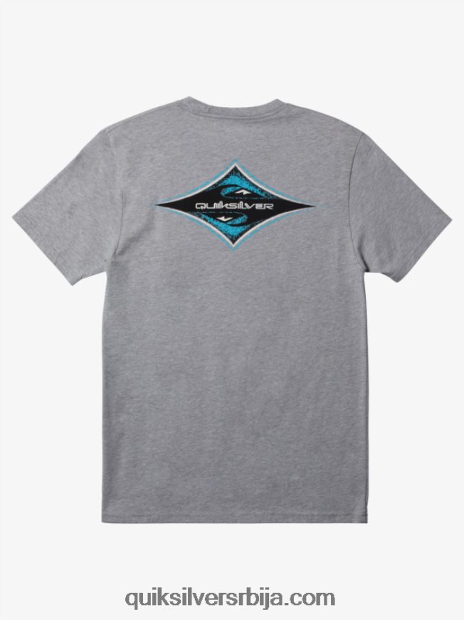 мушкарци Quiksilver омни дијамантска мајица атлетски хеатхер Z824VN170