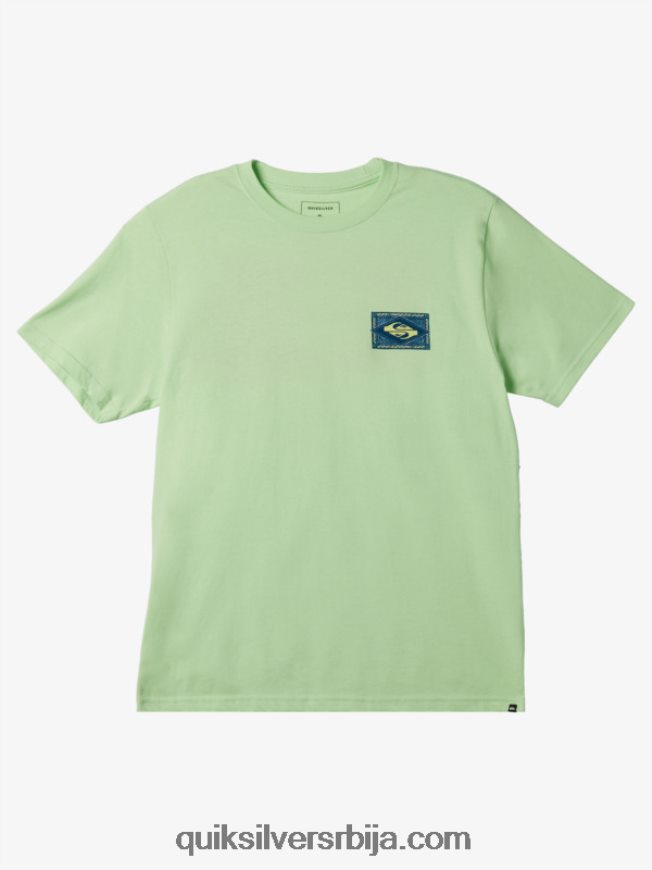 мушкарци Quiksilver вибинг мајица рајски зелени Z824VN178