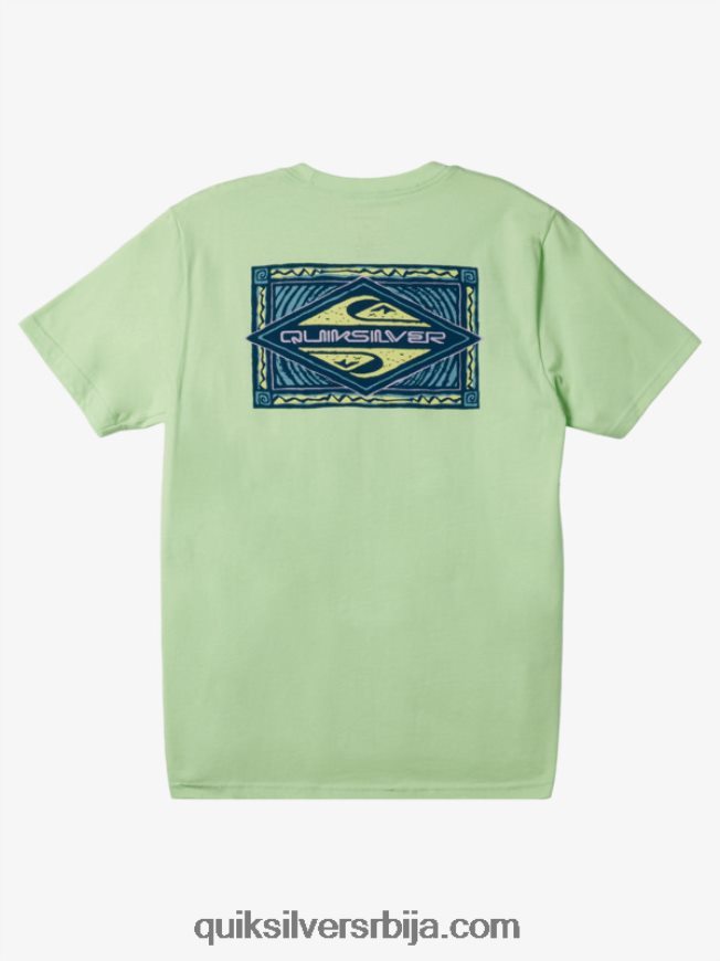 мушкарци Quiksilver вибинг мајица рајски зелени Z824VN178