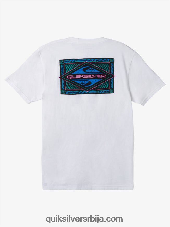 мушкарци Quiksilver вибинг мајица бео Z824VN179