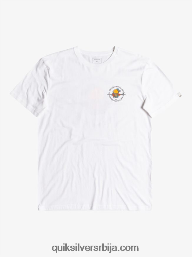 мушкарци Quiksilver ван пута - мајица бео Z824VN1819
