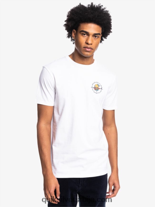 мушкарци Quiksilver ван пута - мајица бео Z824VN1819
