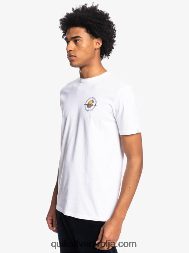 мушкарци Quiksilver ван пута - мајица бео Z824VN1819