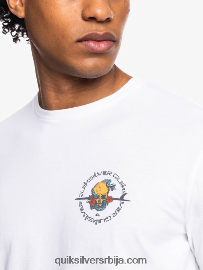 мушкарци Quiksilver ван пута - мајица бео Z824VN1819