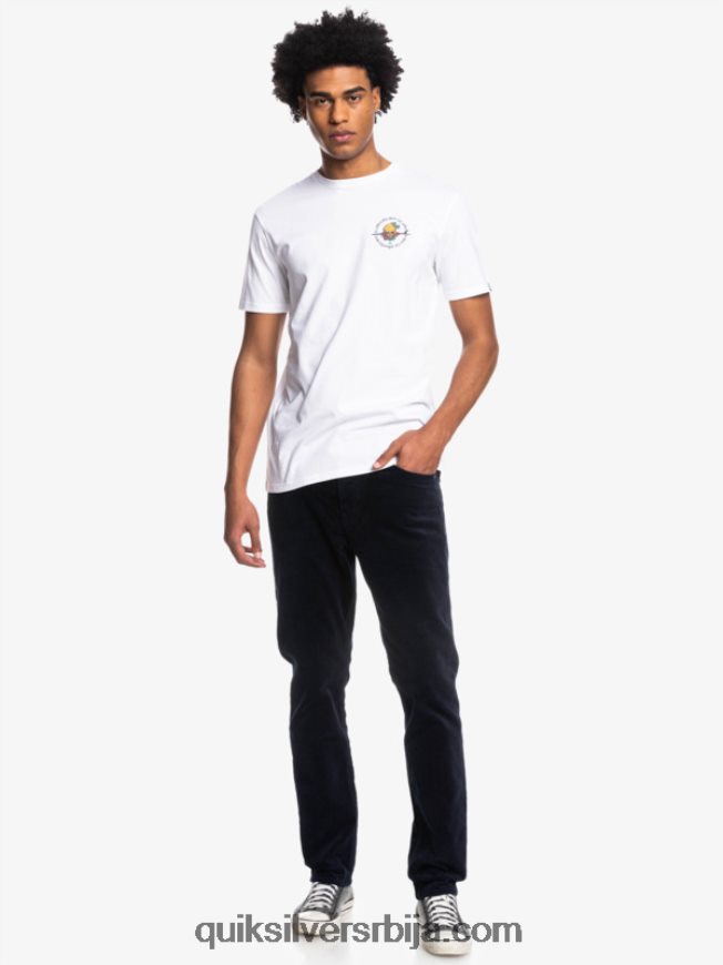 мушкарци Quiksilver ван пута - мајица бео Z824VN1819
