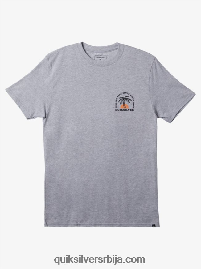 мушкарци Quiksilver таласаста мајица атлетски хеатхер Z824VN185