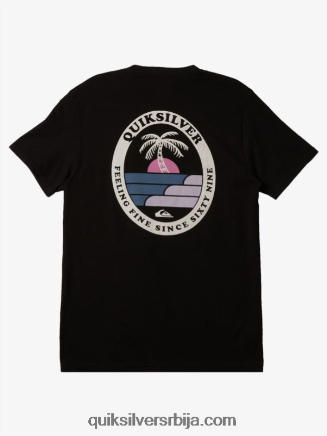 мушкарци Quiksilver таласаста мајица црн Z824VN187