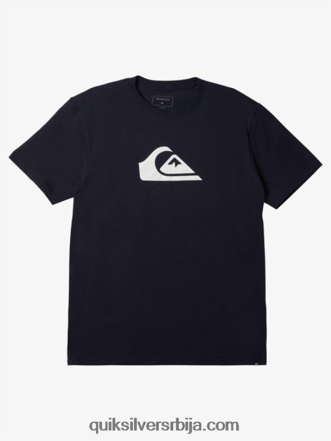 мушкарци Quiksilver мајица са логотипом комп морнарски сако Z824VN188