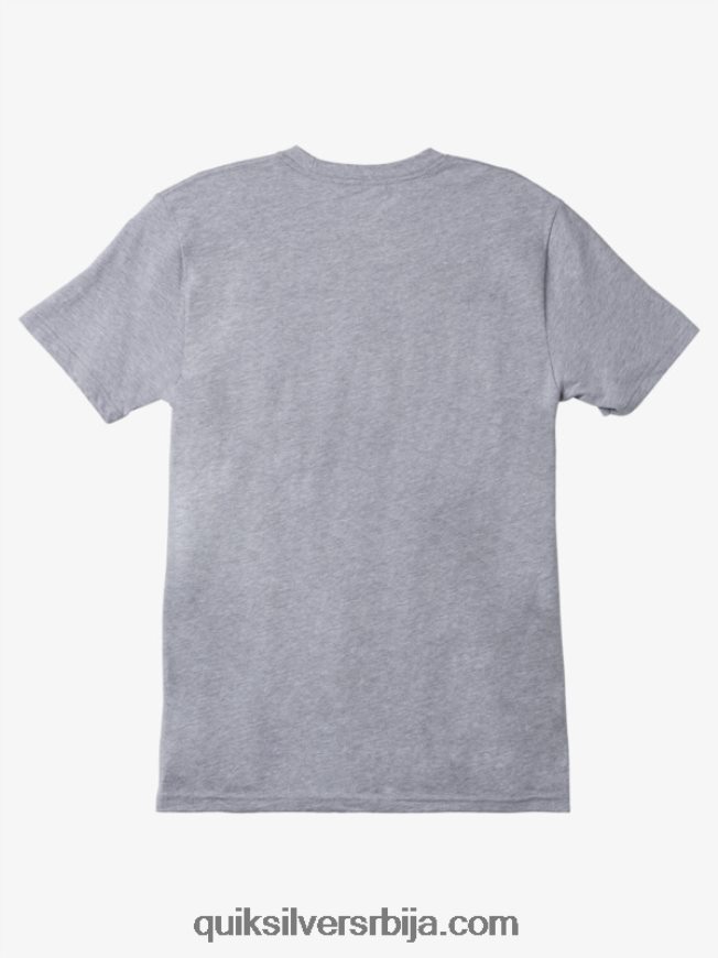 мушкарци Quiksilver мајица са логотипом комп атлетски хеатхер Z824VN191