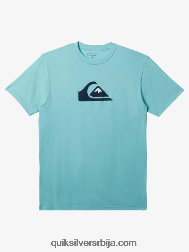 мушкарци Quiksilver мајица са логотипом комп анђео плави Z824VN193