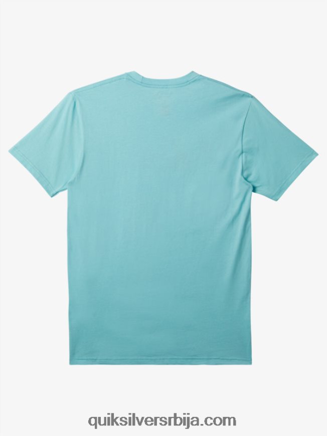 мушкарци Quiksilver мајица са логотипом комп анђео плави Z824VN193