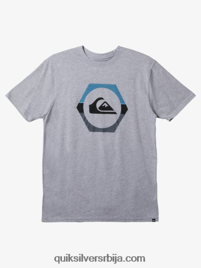 мушкарци Quiksilver схапесхифтер мајица атлетски хеатхер Z824VN226