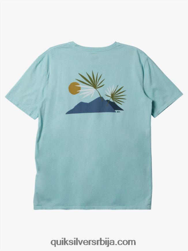 мушкарци Quiksilver нова племенска мајица анђео плави Z824VN233
