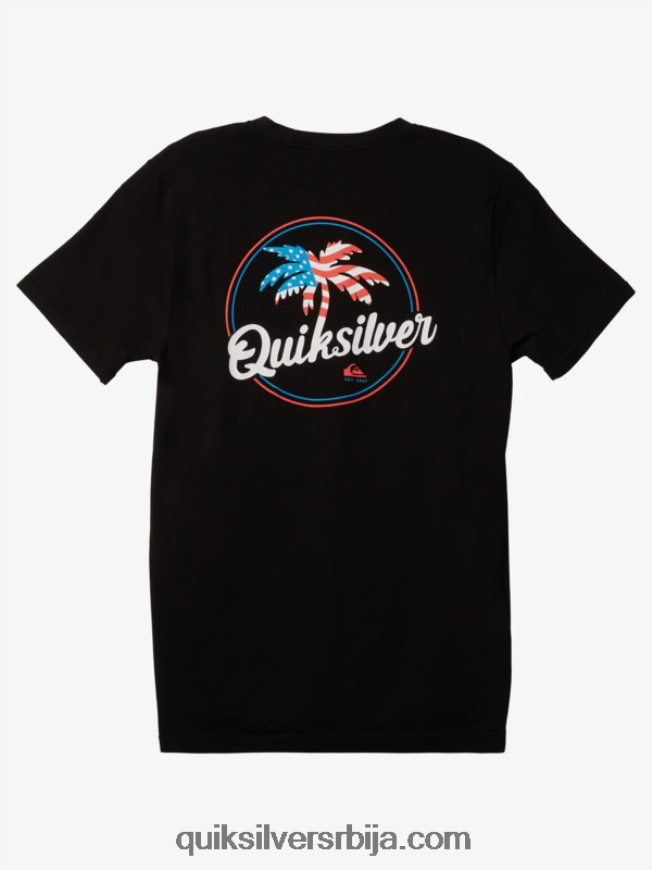 мушкарци Quiksilver палм бреези мајица црн Z824VN237