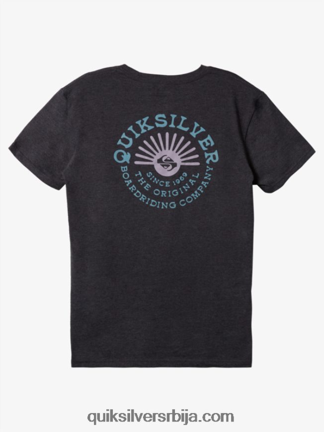 мушкарци Quiksilver флов мод мајица средње сиви вресак Z824VN270
