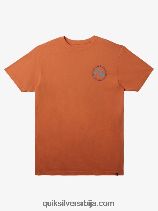 мушкарци Quiksilver заштитити наше игралиште мајицу бакар тан Z824VN295