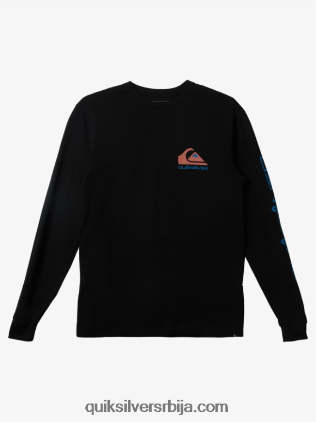 мушкарци Quiksilver омни лого мајица црн Z824VN296