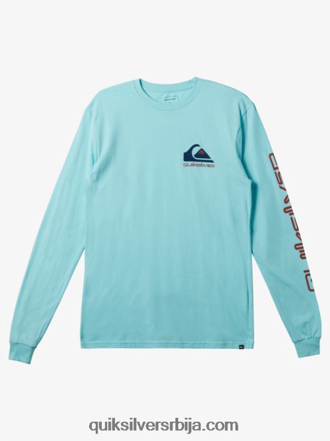мушкарци Quiksilver омни лого мајица анђео плави Z824VN297