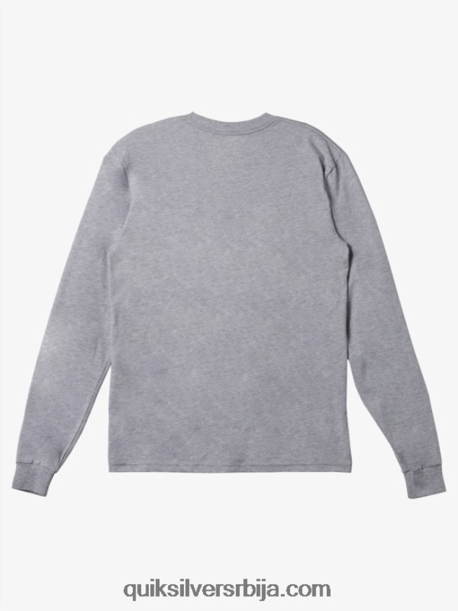 мушкарци Quiksilver омни лого мајица атлетски хеатхер Z824VN298