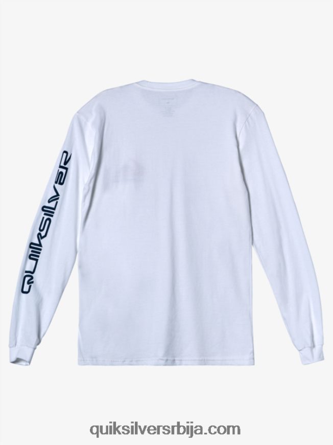 мушкарци Quiksilver омни лого мајица бео Z824VN299