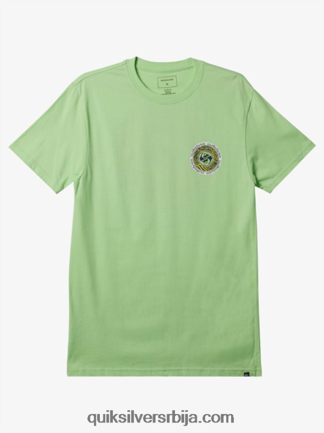 мушкарци Quiksilver кругови крај мајица рајски зелени Z824VN306