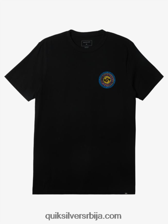 мушкарци Quiksilver кругови крај мајица црн Z824VN308