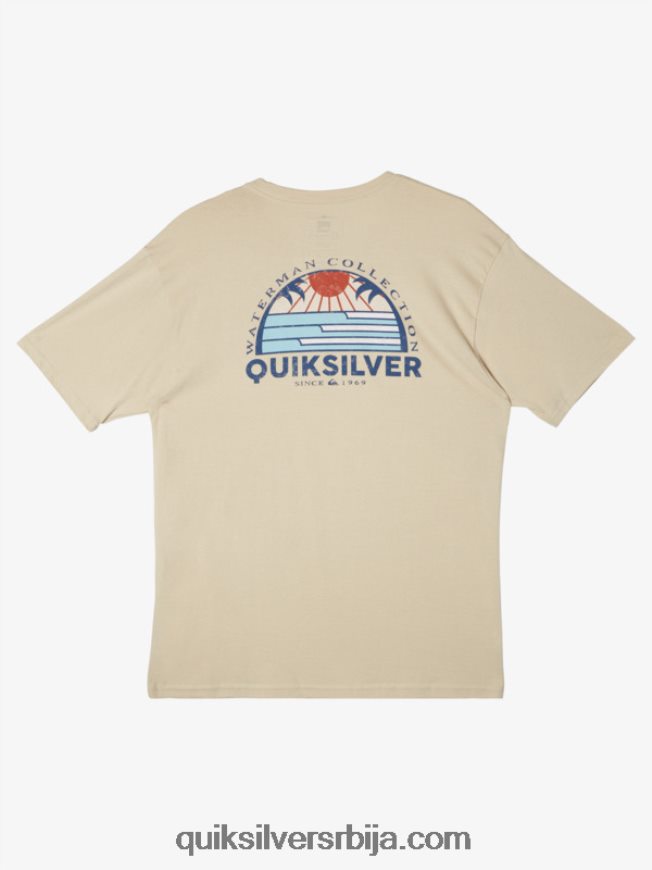 мушкарци Quiksilver Ватерман сет виев мајица браон пиринач Z824VN38