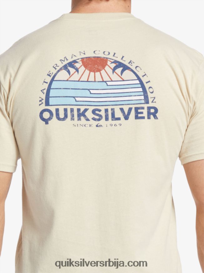 мушкарци Quiksilver Ватерман сет виев мајица браон пиринач Z824VN38