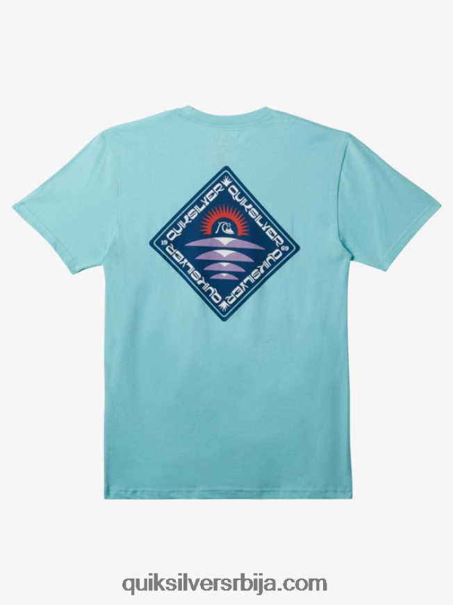 мушкарци Quiksilver цлеарвиев мајица анђео плави Z824VN393