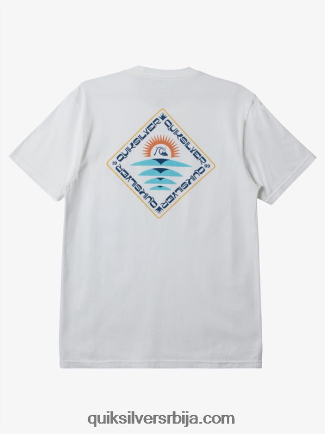 мушкарци Quiksilver цлеарвиев мајица бео Z824VN394