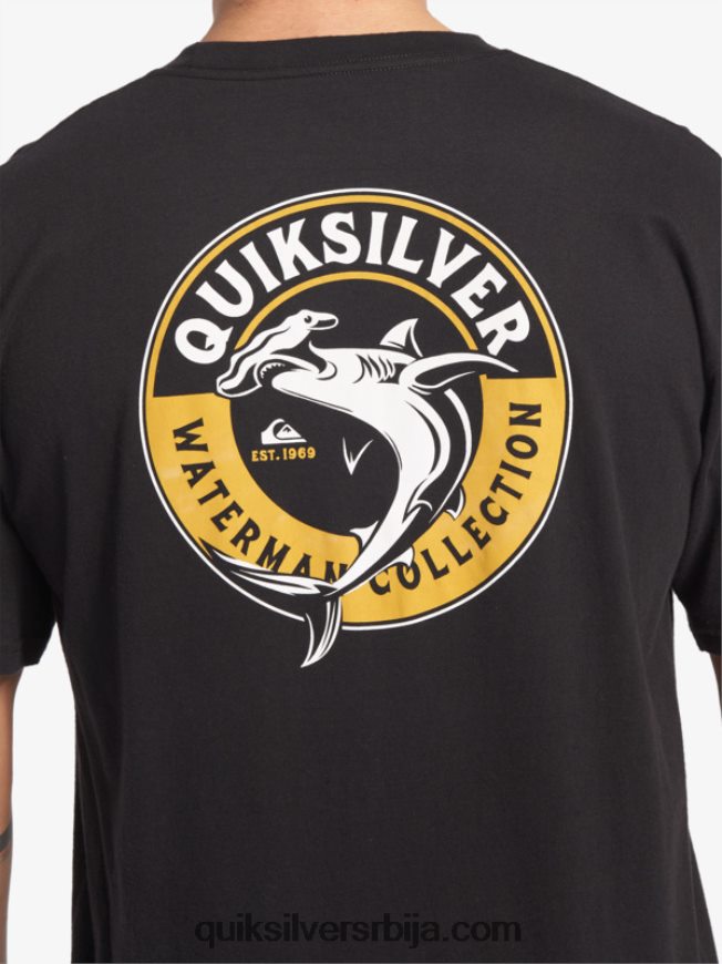 мушкарци Quiksilver Ватерман мајица морске ајкуле црн Z824VN40