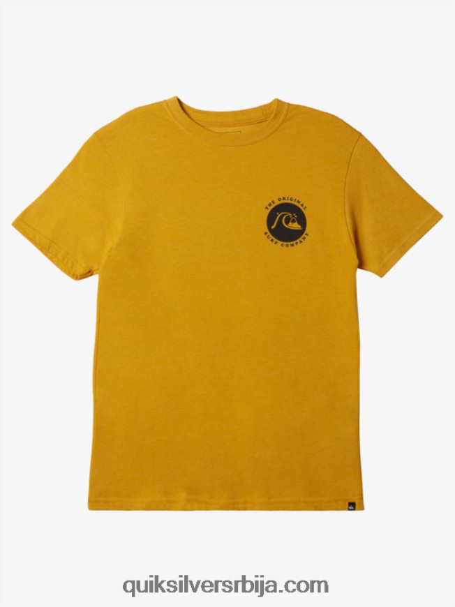 мушкарци Quiksilver печатирана мајица грумен злата хеатхер Z824VN410