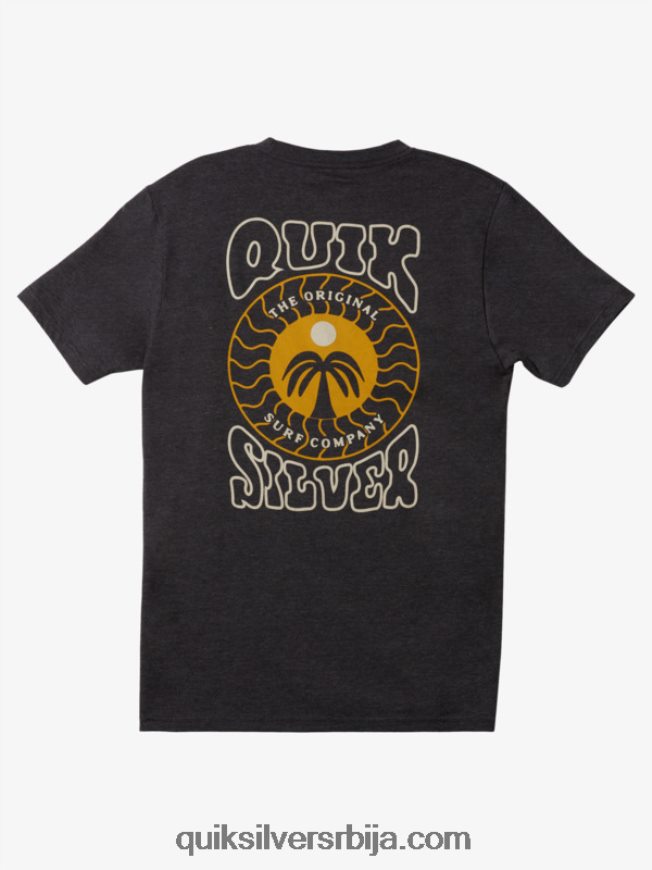 мушкарци Quiksilver печатирана мајица угаљ вријесак Z824VN411