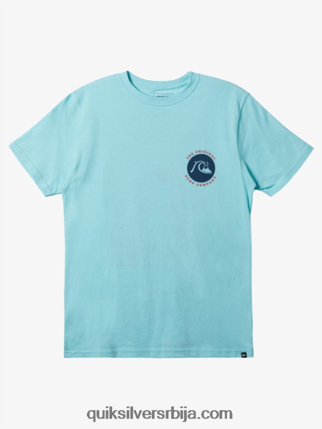 мушкарци Quiksilver печатирана мајица анђео плави вресак Z824VN412