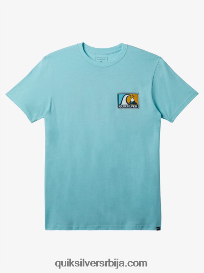 мушкарци Quiksilver софт буббле мод мајица анђео плави вресак Z824VN427