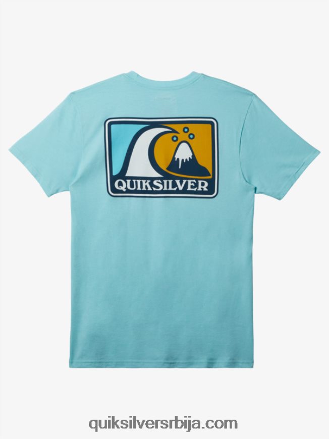 мушкарци Quiksilver софт буббле мод мајица анђео плави вресак Z824VN427
