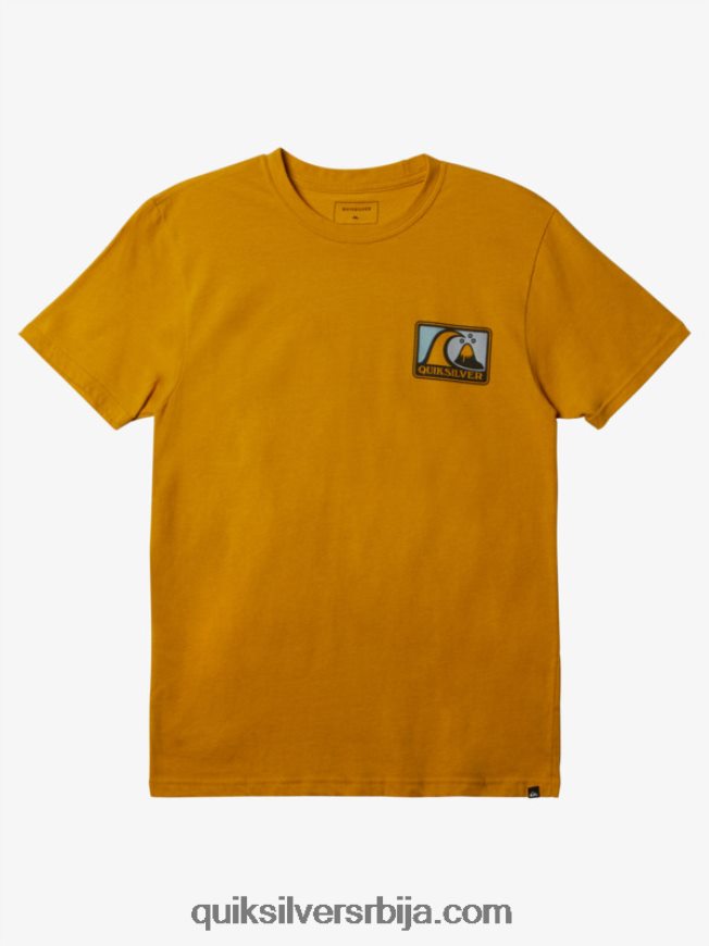мушкарци Quiksilver софт буббле мод мајица грумен злата хеатхер Z824VN428
