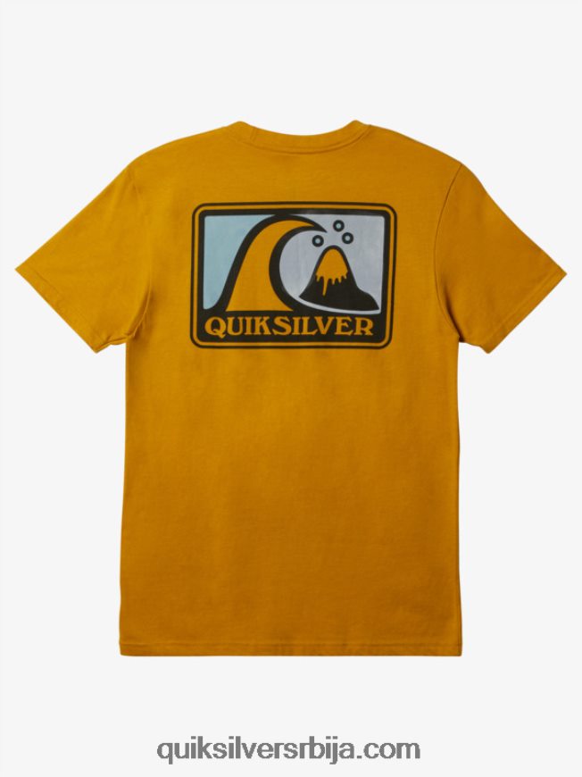 мушкарци Quiksilver софт буббле мод мајица грумен злата хеатхер Z824VN428
