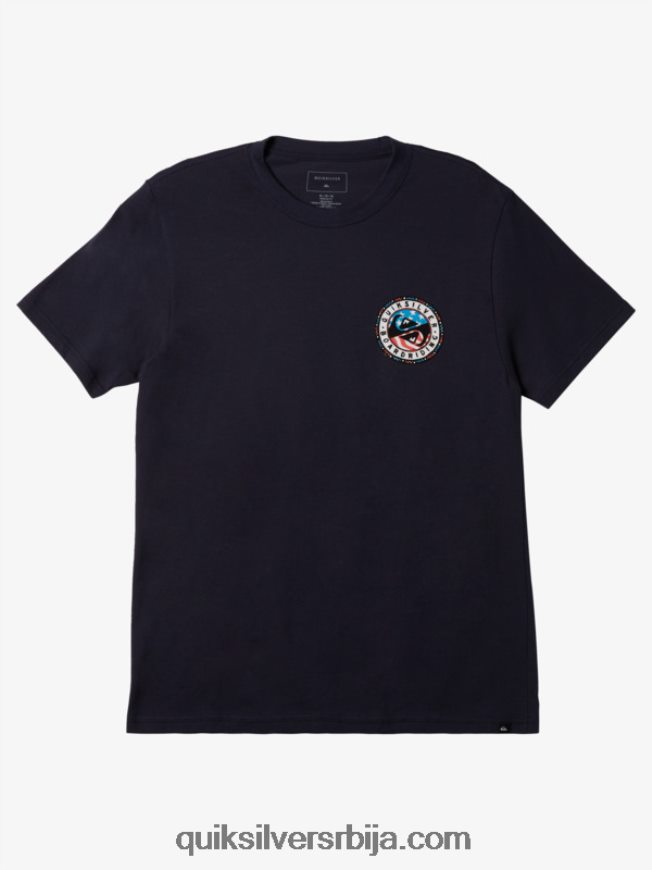 мушкарци Quiksilver летња забавна мајица морнарски сако Z824VN468
