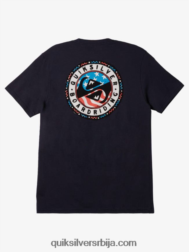 мушкарци Quiksilver летња забавна мајица морнарски сако Z824VN468