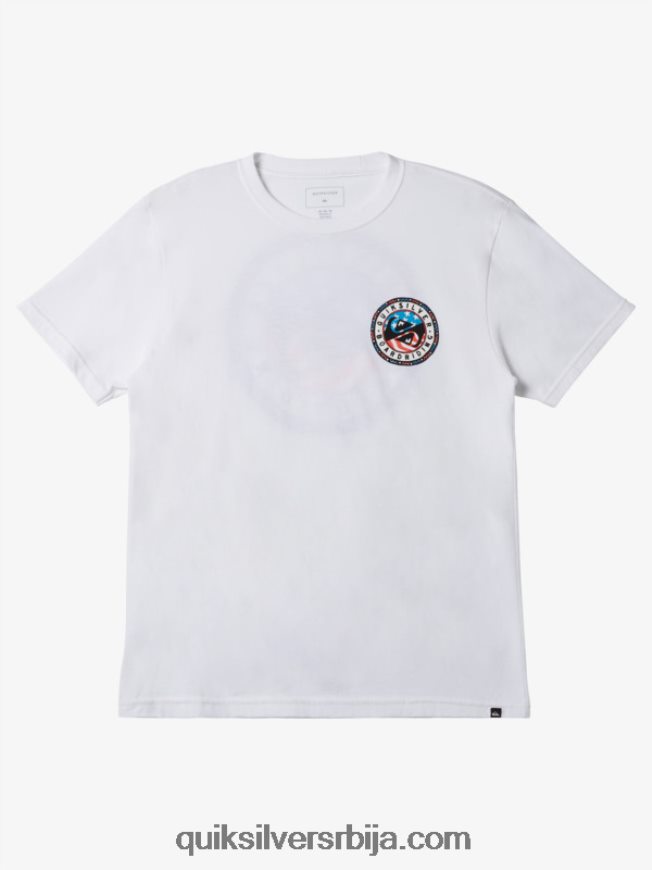 мушкарци Quiksilver летња забавна мајица бео Z824VN469