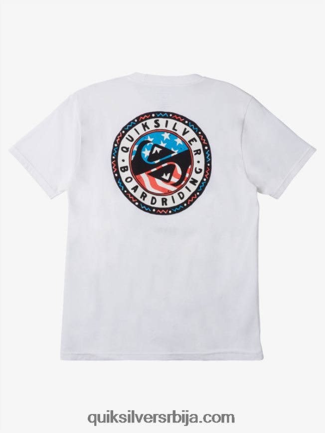 мушкарци Quiksilver летња забавна мајица бео Z824VN469