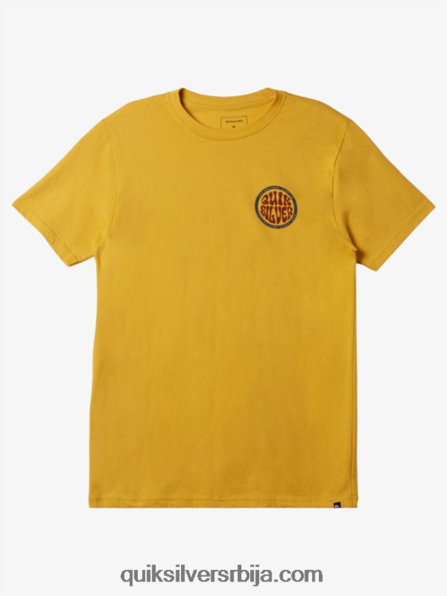 мушкарци Quiksilver мајица смелијег типа жуманце жуто Z824VN47