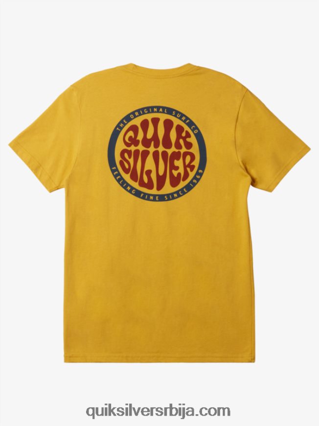 мушкарци Quiksilver мајица смелијег типа жуманце жуто Z824VN47