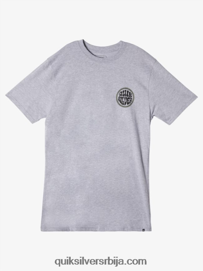 мушкарци Quiksilver мајица смелијег типа атлетски хеатхер Z824VN48
