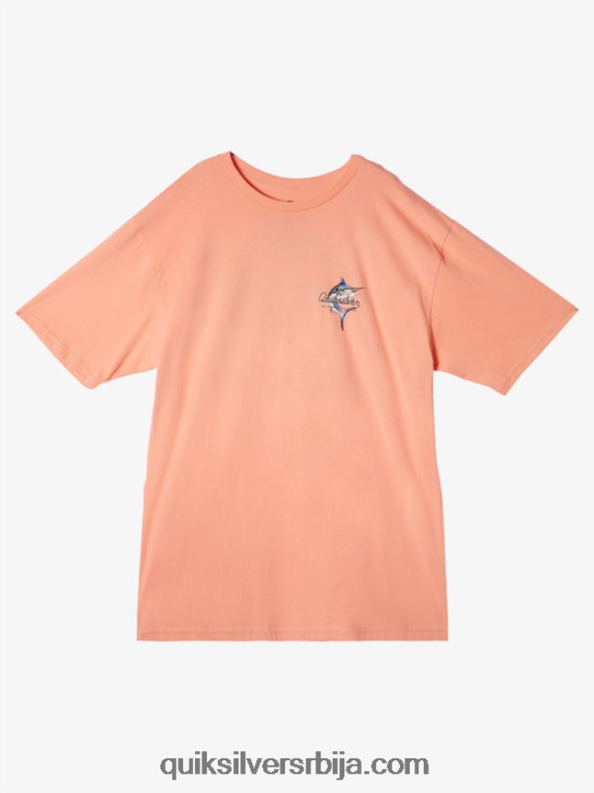 мушкарци Quiksilver мајица ватерман беаути ат сеа бресква розе Z824VN52