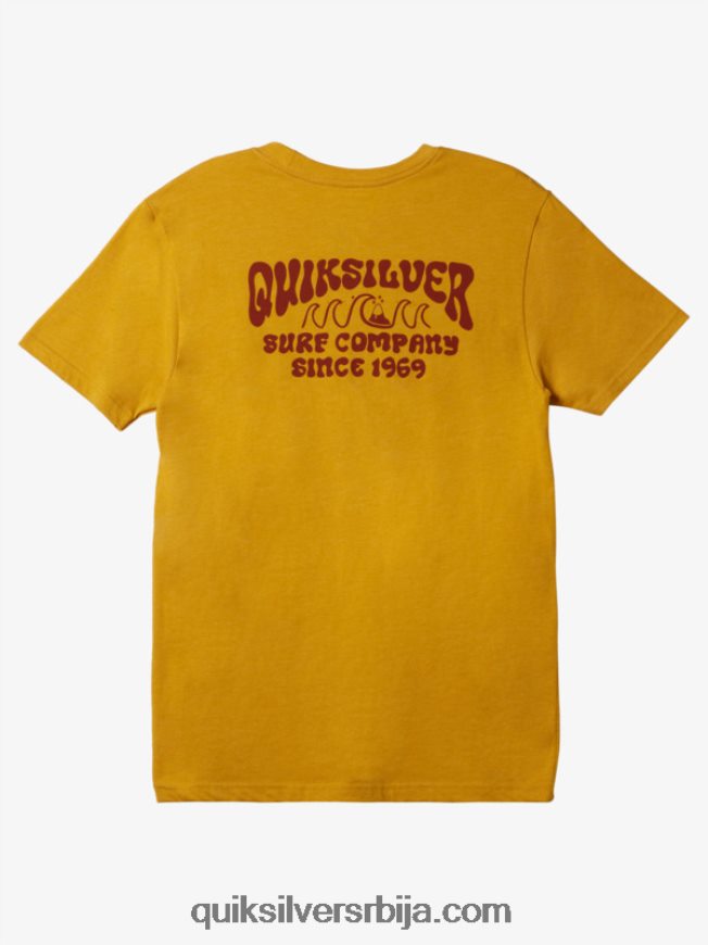 мушкарци Quiksilver лоцкуп мод мајица грумен злата хеатхер Z824VN527