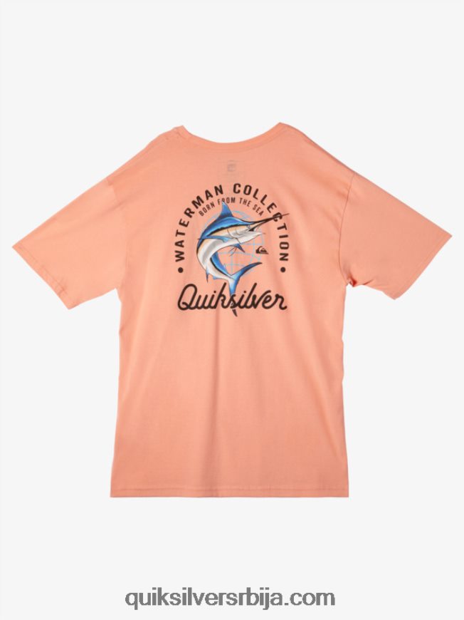 мушкарци Quiksilver мајица ватерман беаути ат сеа бресква розе Z824VN52