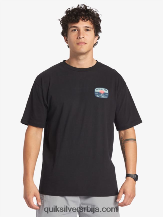 мушкарци Quiksilver Ватерман лава ламп мајица црн Z824VN553