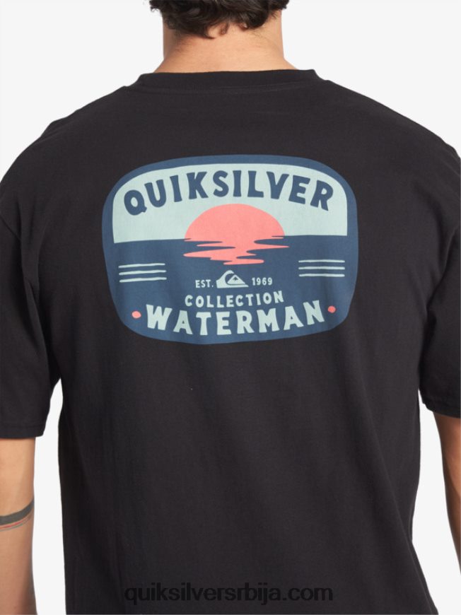мушкарци Quiksilver Ватерман лава ламп мајица црн Z824VN553